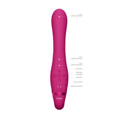   Vive Suki - vibrator brez naramnic za polnjenje s stimulatorjem klitorisa zajčka (roza)