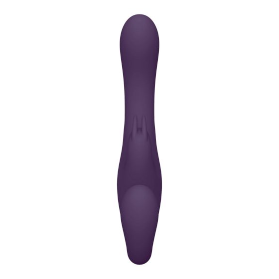 Vive Suki - vibrator brez naramnic za polnjenje s stimulatorjem klitorisa zajčka (vijolična)