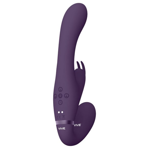 Vive Suki - strap-on vibrator brez pasu - vijoličen