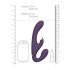 Vive Suki - strap-on vibrator brez pasu - vijoličen