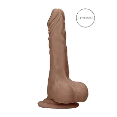  RealRock - dildo z modom - realističen videz - temno natur, 25 cm