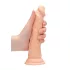RealRock - realistični dildo - 17 cm - naravna barva