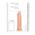 RealRock - realistični dildo - 20 cm - naravna barva