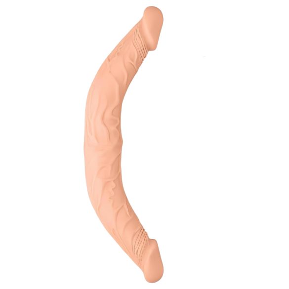 RealRock - dvojni dildo - 36 cm - naravna barva