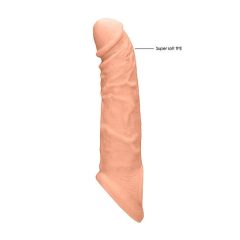RealRock Penis Sleeve 8 - ovoj za penis (21 cm) - naravni