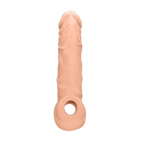 RealRock - penis rokav - 21 cm - naravno