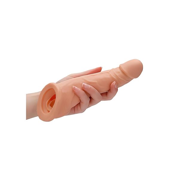 RealRock - penis rokav - 21 cm - naravno