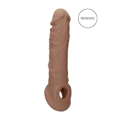 RealRock - podaljšek za penis - 21 cm - temno naravno