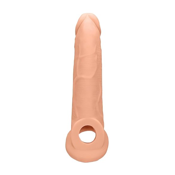 RealRock - podaljšek za penis - 21,5 cm - naravna barva