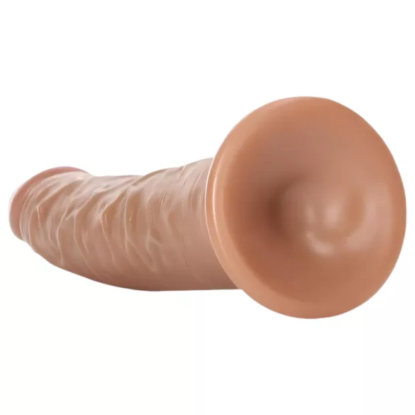 RealRock - realistični dildo 15,5 cm - temna naravna barva