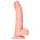 RealRock - realistični dildo s priseskom - 15,5 cm - natur
