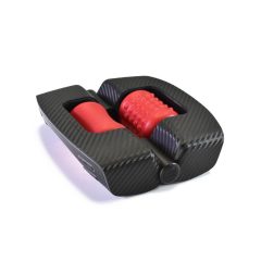  Orctan - Masažni pripomoček za penis z možnostjo polnjenja (črno-rdeč)