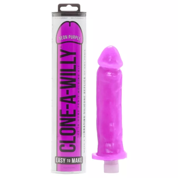 Clone-a-Willy - komplet za izdelavo odlitka penisa z vibratorjem - vijoličen