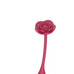  Raytech Rose - vibrirajoča igrača z radiem za polnjenje (rdeča)