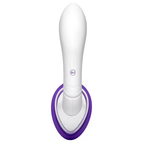 Doc Johnson Intimate - vibratorna vakuumska črpalka komplet - vijolična
