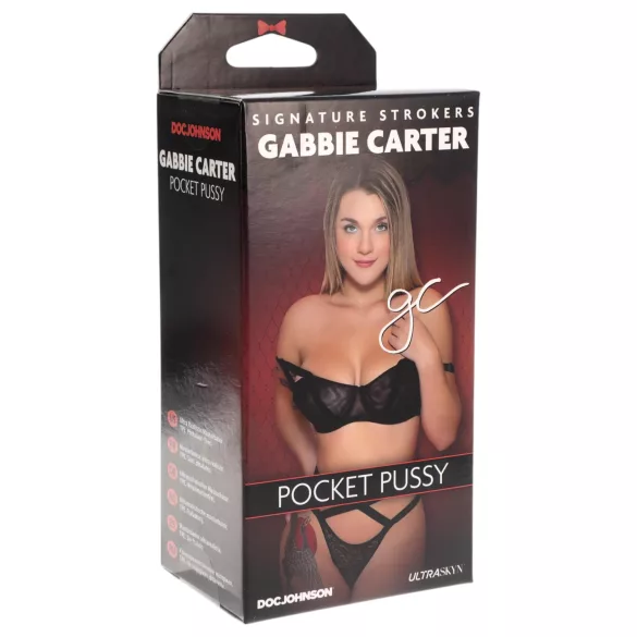 Doc Johnson Gabbie Carter - realistična masturbator vagina - Ultraskyn naravna