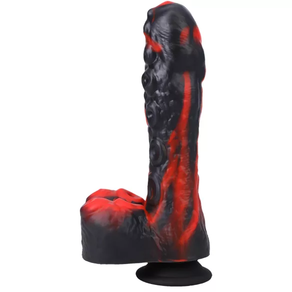 Doc Johnson - mini potisni vibrator na daljinsko upravljanje - rdeč