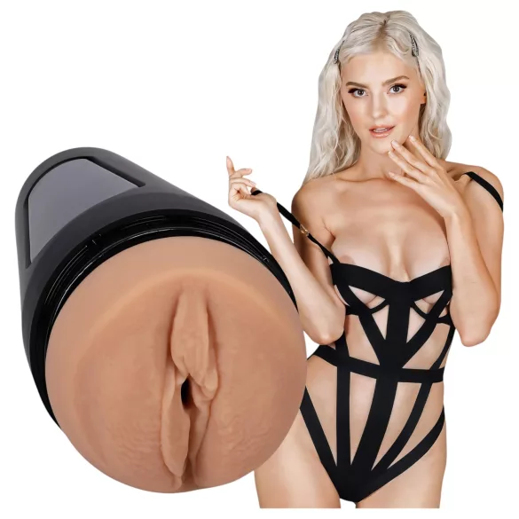 Doc Johnson Eva Elfie - masturbator vagina - realistična Ultraskyn - natur