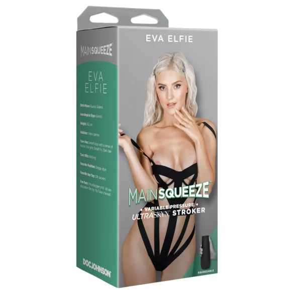 Doc Johnson Eva Elfie - masturbator vagina - realistična Ultraskyn - natur