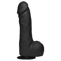   Doc Johnson The Perfect Cock - realistični dildo (črn) - 19 cm