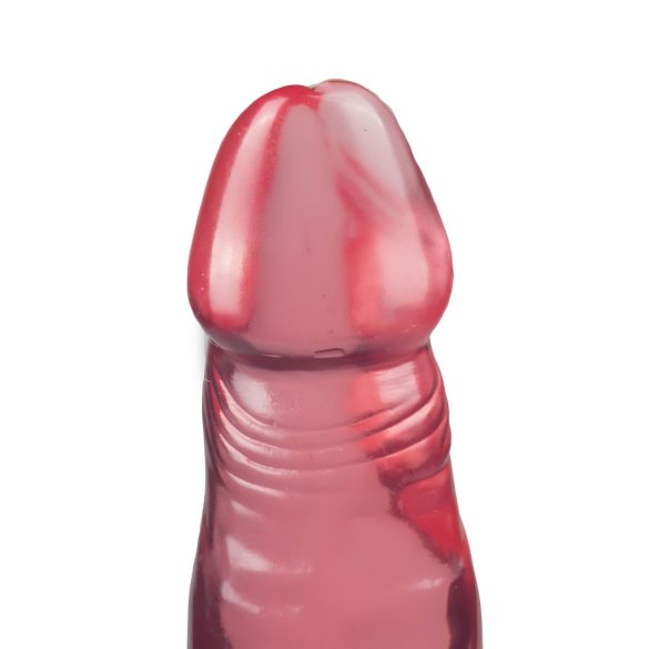 Crystal Jellies - analni dildo s priseskom - roza