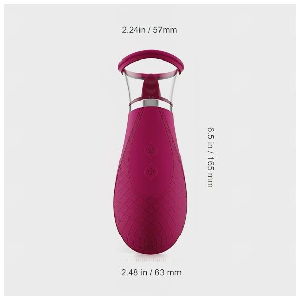 Honey Play Box Scioness - vibrator za klitoris z vakuumom in lizanjem - roza