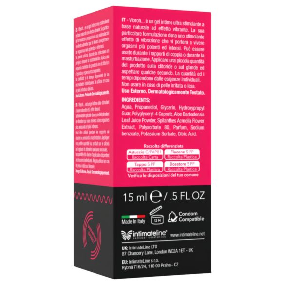 Vibroh - tekoči vibrator - intenziven učinek - 15ml