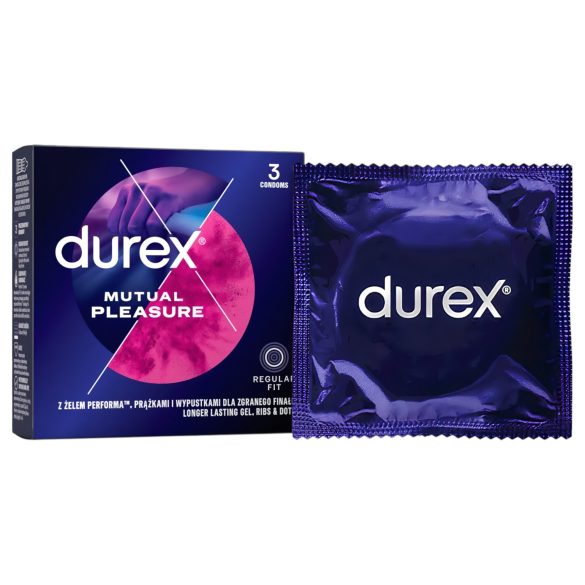 Durex Mutual Pleasure - kondomi (3 kosi)