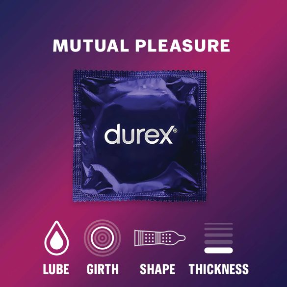 Durex Mutual Pleasure - kondomi (3 kosi)