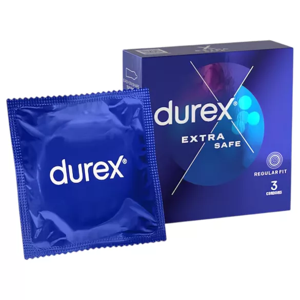 Durex - kondomi - dodatna varnost - 3 kosi