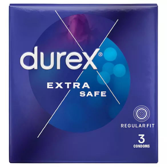 Durex - kondomi - dodatna varnost - 3 kosi