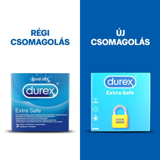 Durex extra safe - varni kondom (3db)