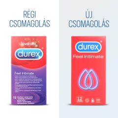 Durex Feel Intimate - tankostenski kondom (12 kosov)