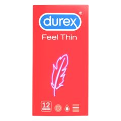   Durex Feel Thin - kondom z realističnim občutkom (12 kosov)