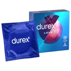 Durex Love - kondomi za ožji oprijem - 4 kosi
