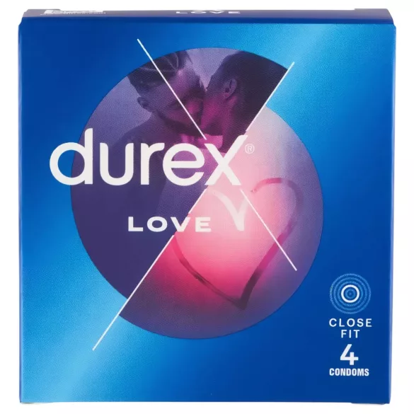 Durex Love - kondomi za ožji oprijem - 4 kosi