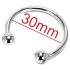 Rozsdamentes fém makkgyűrű - ejakuláció késleltetéshez (30mm)