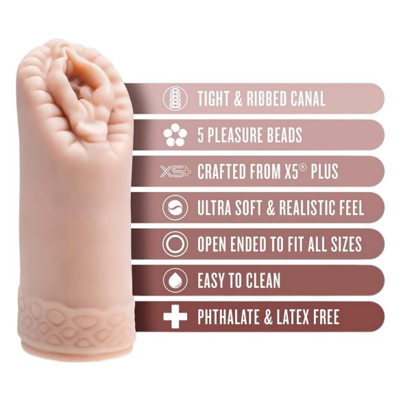 Enlust Alyssa - masturbator vagina z realističnimi slikami - naravna barva