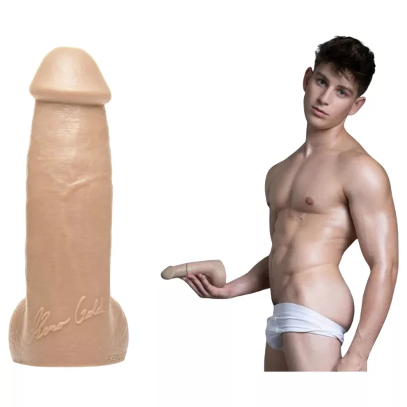 Fleshjack Reno Gold - realistični dildo - naravna barva