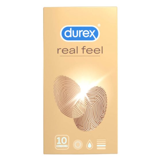 Durex Real Feel - kondom brez lateksa (10 kosov)
