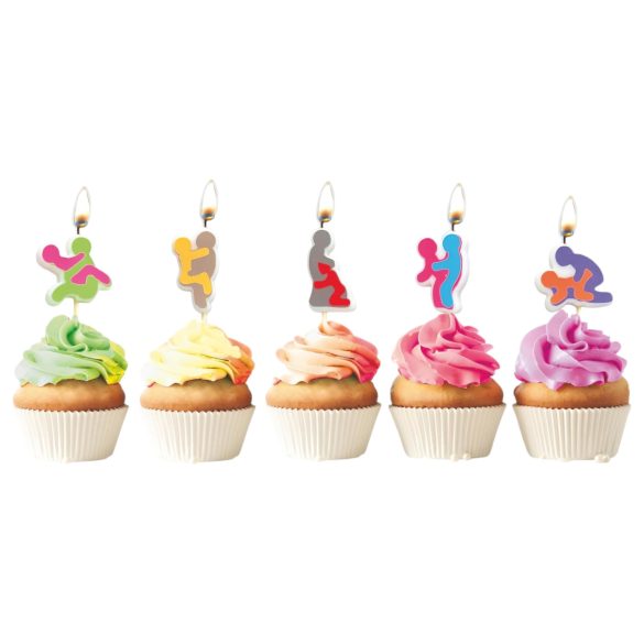 F*ckers! - sveča za seks poze - komplet 5 kosov