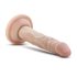 Dr. Skin - realistični dildo s priseskom - naravna barva 14,5 cm