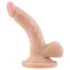 Dr. Skin 4 - realistični dildo z modami in priseskom - kožna - 12 cm