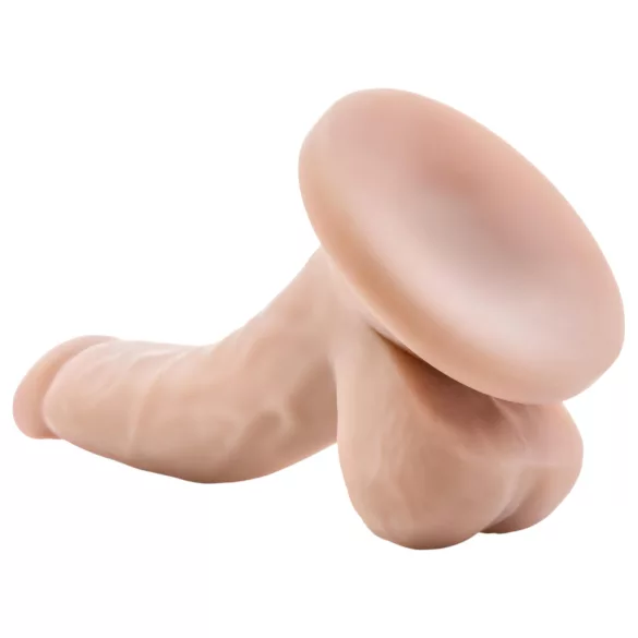 Dr. Skin 4 - realistični dildo z modami in priseskom - kožna - 12 cm