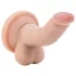 Dr. Skin 4 - realistični dildo z modami in priseskom - kožna - 12 cm