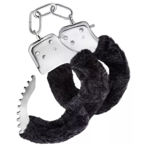 Temptasia Cuffs - mehke lisice - pliš - črna