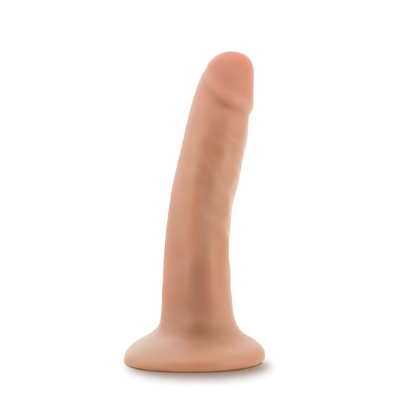 Dr. Skin - realistični dildo s priseskom - naravna barva 14 cm