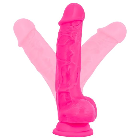 Blush Neo - dildo s priseskom - 19 cm - roza