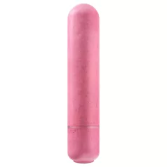   Gaia Eco - vibrator za stimulacijo točke G - okolju prijazen, srednji, koralna