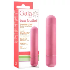   Gaia Eco - vibrator za stimulacijo točke G - okolju prijazen, srednji, koralna